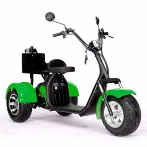CGR GSI - 2000W Electric Fat Tire Trike 60V 3 Wheel Scooter Moped Bike w/ Golf Rack Like CityCoco Bike - CT-3G