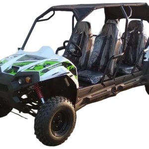 TrailMaster Challenger 4-200 4 seater UTV side-by-side Deluxe Extended Model for Adults & Teens