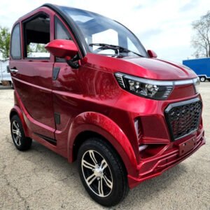 Gsi Electric 2 Door Coco Joker 60v Electric Golf Cart LSV With AC/HEAT - RED