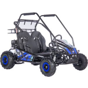 MotoTec Mud XL 212cc 2 Seat Go Kart Full Suspension Blue-MT