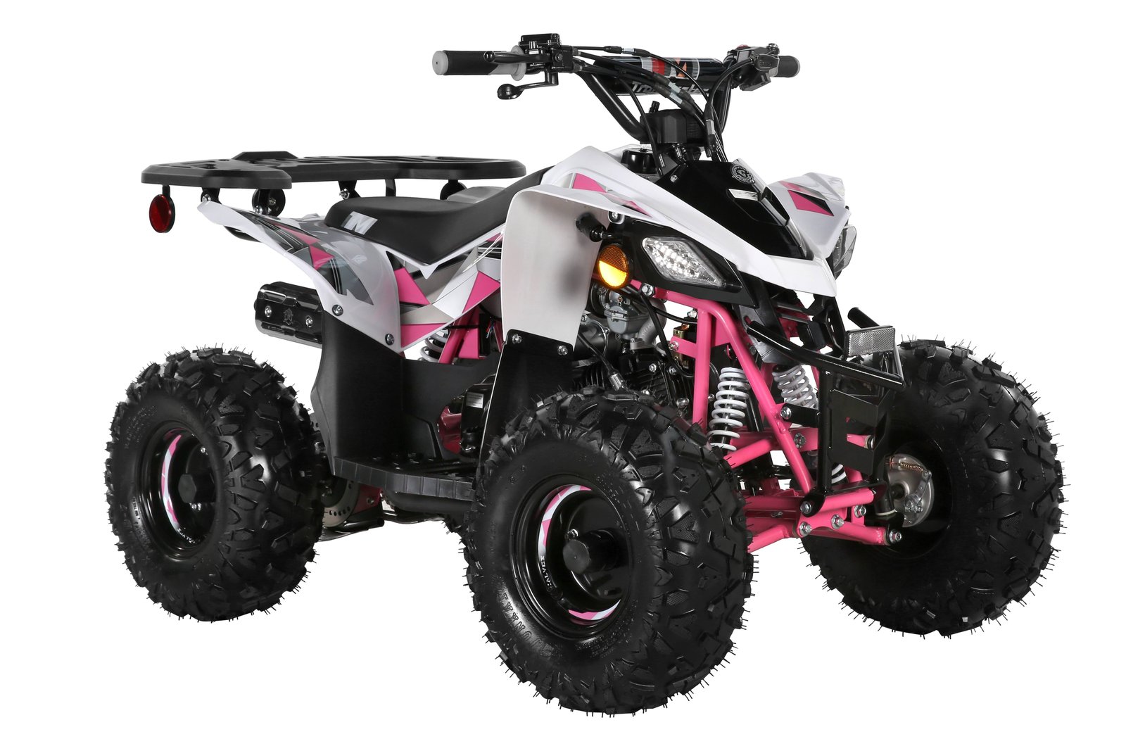 Trailmaster R125 Youth ATV, 120cc, Sport-Inspired, Automatic Trans with reverse, Electric Start, LED Head lIghts, Color Matched Suspension, Speed limiter