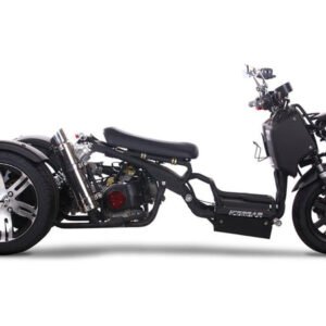 Icebear ICE BEAR MADDOG PST150-19N, trike Scooter, Ruckus Style, GY6 Clone Engine, CVT Automatic, Electric start, California Legal